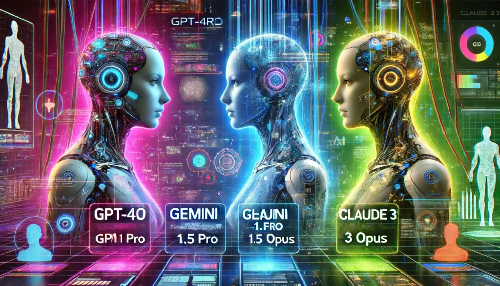 So sánh GPT-4o vs. Gemini 1.5 Pro vs. Claude 3 Opus