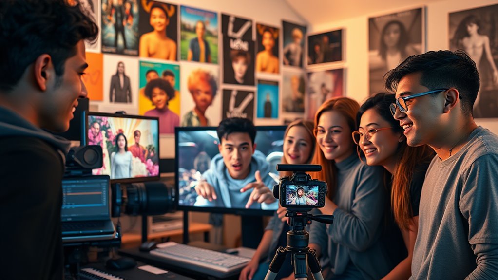 ai enhances music video production