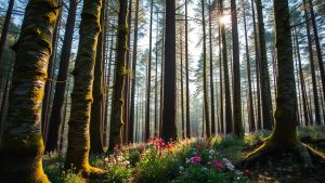 random forest tree placement