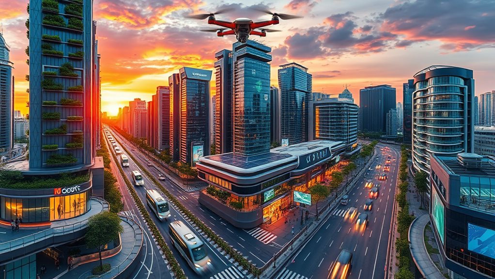 smart urban planning concept