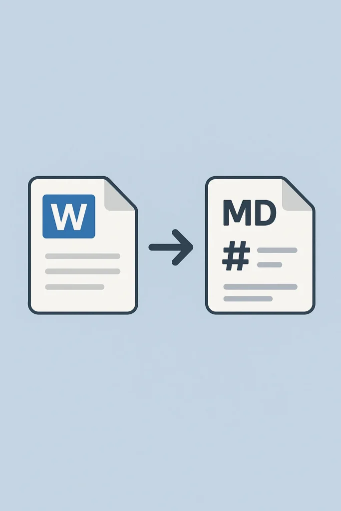 Ảnh minh họa công cụ chuyển đổi Word sang Markdown