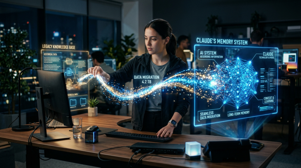 Claude cung cấp tính năng ghi nhớ miễn phí giúp người dùng dễ dàng chuyển đổi từ AI đối thủ