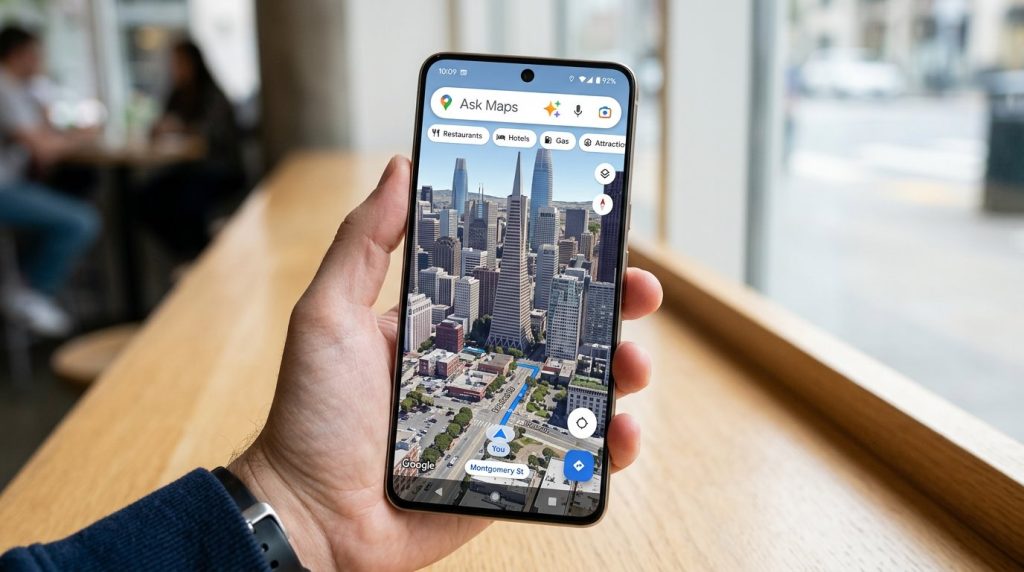 Google Maps ra mắt tính năng Ask Maps và nâng cấp trải nghiệm dẫn đường 3D