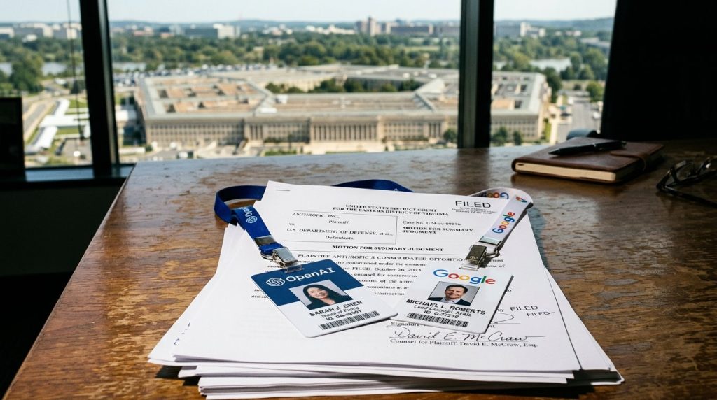 Nhân viên OpenAI và Google đồng loạt ủng hộ Anthropic kiện Bộ Quốc phòng Mỹ