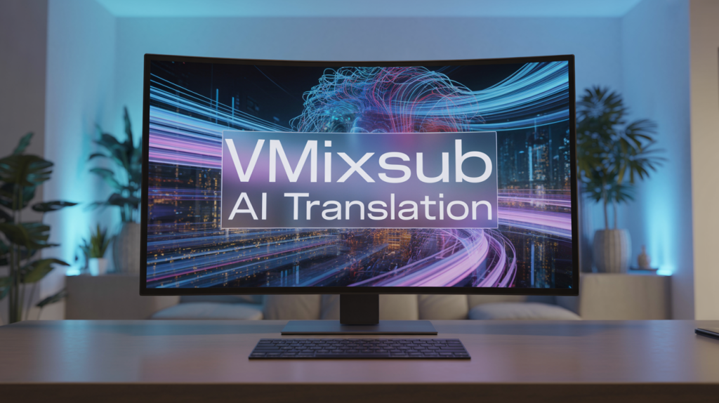 Phần mềm dịch phụ đề srt tự động vmixsub ai