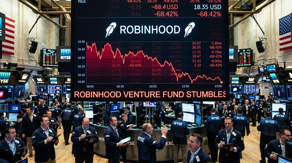Quỹ đầu tư khởi nghiệp của Robinhood sụt giảm mạnh trong ngày đầu chào sân NYSE