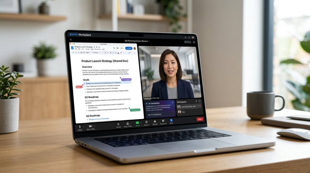 Zoom giới thiệu bộ công cụ văn phòng AI và tính năng avatar mô phỏng người thật