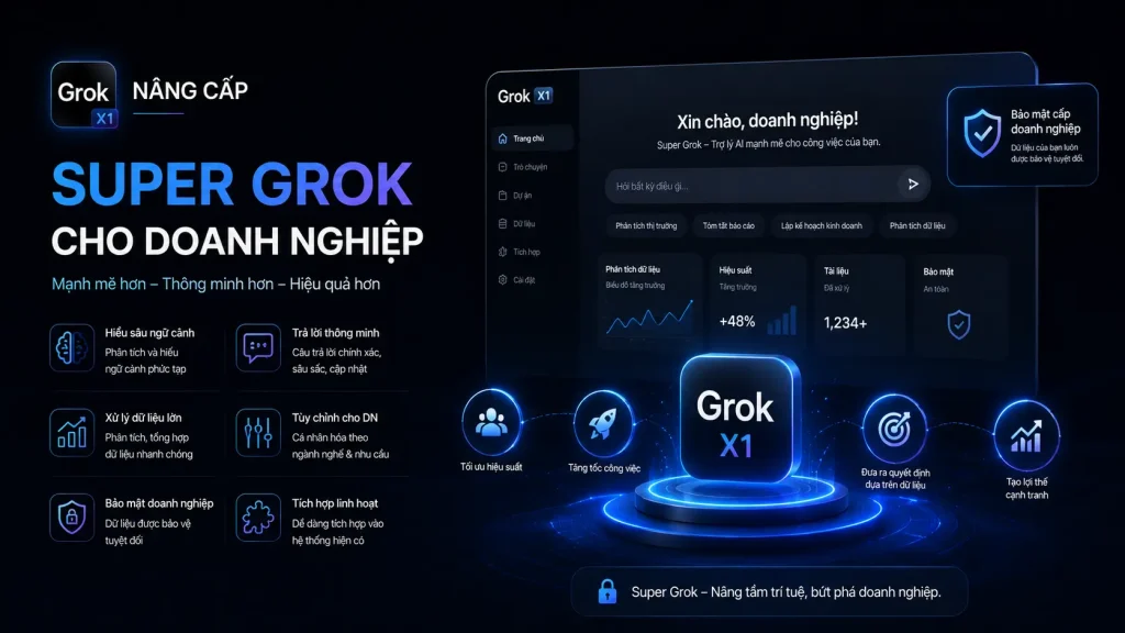 Nâng cấp Super Grok cho doanh nghiệp 2026