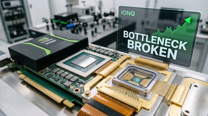 Cổ phiếu IonQ tăng mạnh sau khi cùng Nvidia dùng AI phá vỡ nút thắt lượng tử