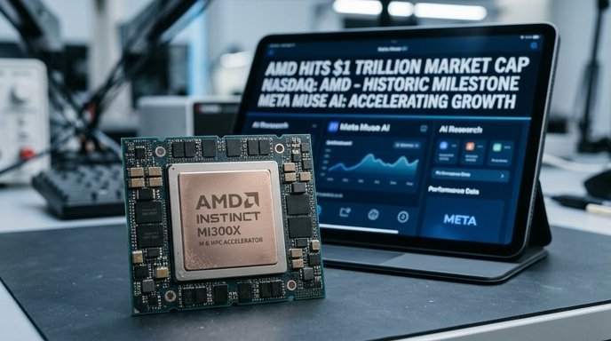 Ứng dụng Muse của Meta kích hoạt đà tăng đưa vốn hóa AMD vượt mốc 1.000 tỷ USD